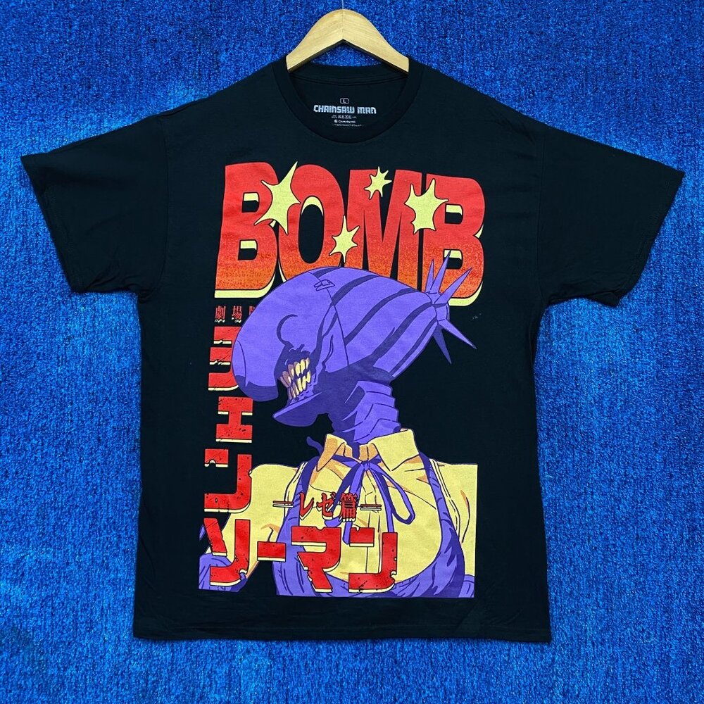 Chainsaw Man The Movie: Reze Arc Graphic Anime T-Shirt Size L